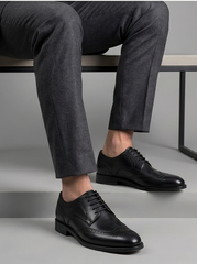 Tan Wingtip Derby Brogue