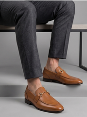 Bristol Buckle Loafer – Brown
