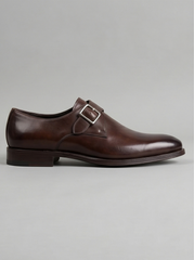 Black Double Monk Cap-Toe