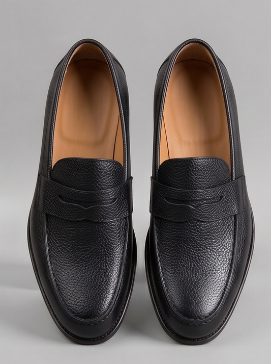 Manchester Penny Loafer – Black