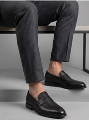 Manchester Penny Loafer – Black