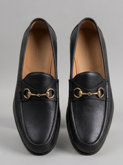 Black Horsebit Loafer