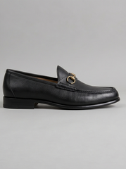 Black Horsebit Loafer