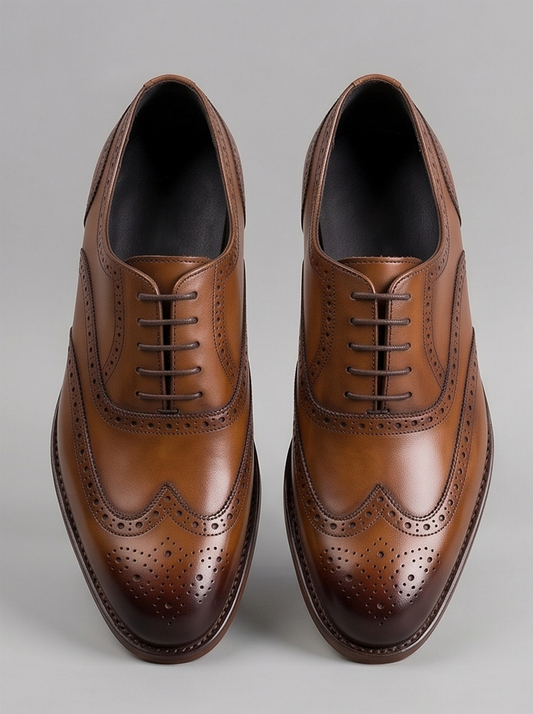 Full Brogue Wingtip Brown