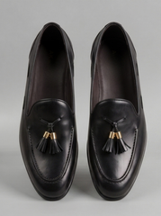 Bristol Buckle Loafer – Black