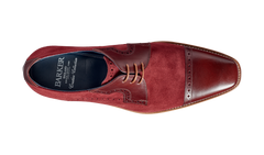 Ashton - Burgundy Suede / Cherry Calf