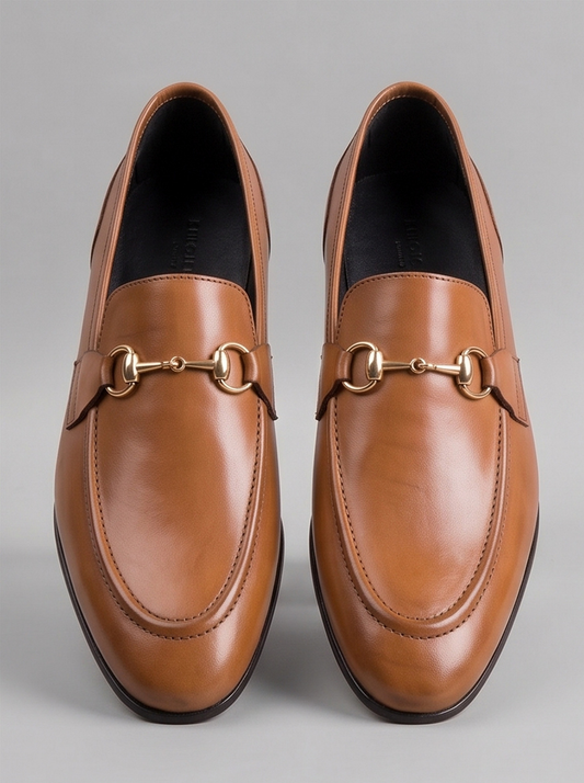 Bristol Buckle Loafer – Brown