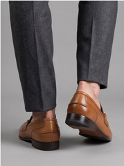 Bristol Buckle Loafer – Brown