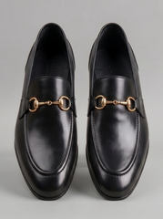 Bristol Buckle Loafer – Black
