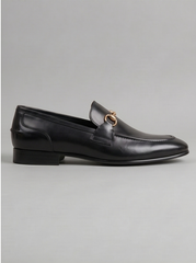 Bristol Buckle Loafer – Black