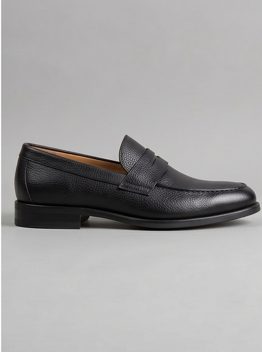 Manchester Penny Loafer – Black