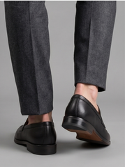 Manchester Penny Loafer – Black