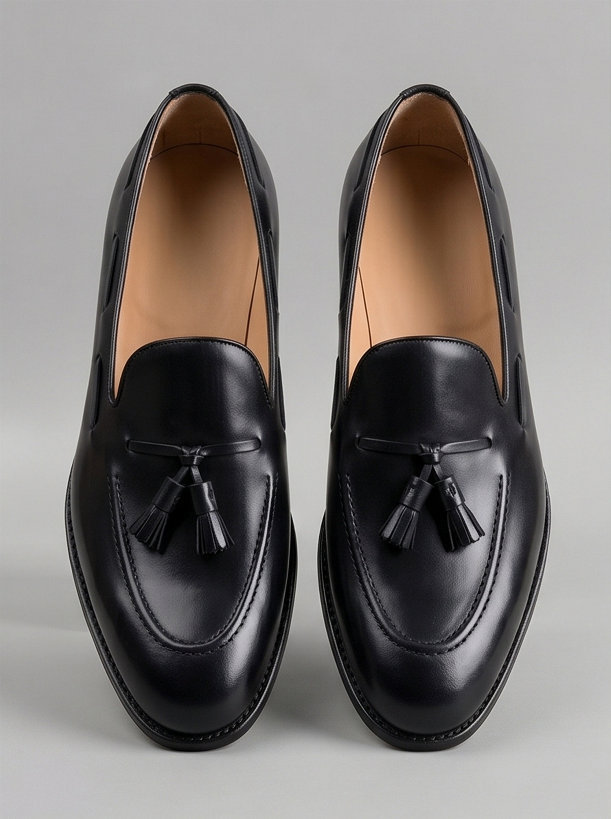 Black Tassel Loafer