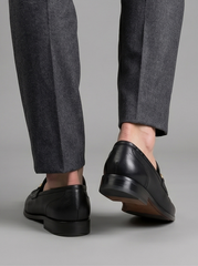 Black Horsebit Loafer