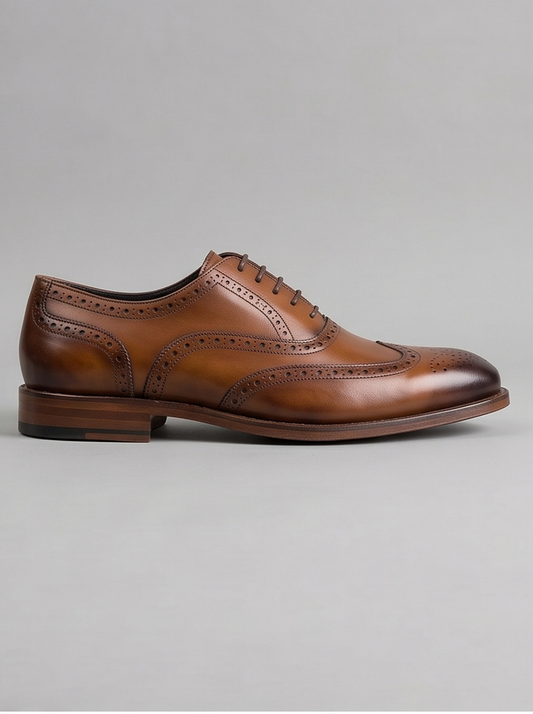 Full Brogue Wingtip Brown