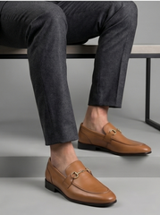 Tan Horsebit Loafer