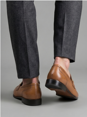 Tan Horsebit Loafer