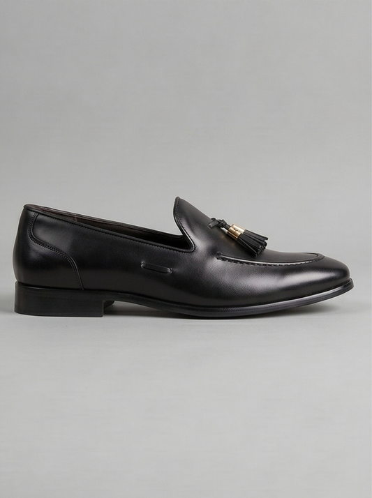 Bristol Buckle Loafer – Black