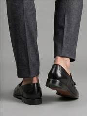 Bristol Buckle Loafer – Black