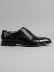 Black Cap-Toe Oxford