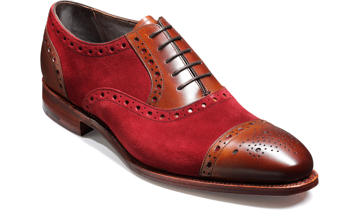 Dover - Burgundy Suede / Walnut Calf