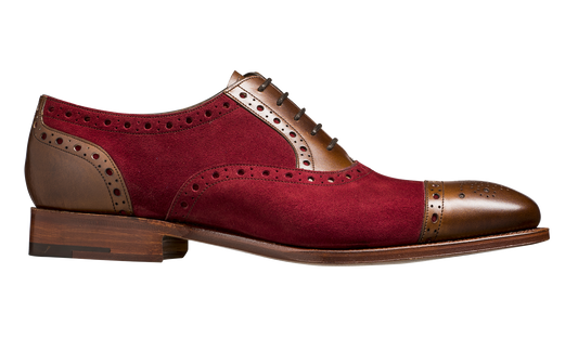 Dover - Burgundy Suede / Walnut Calf